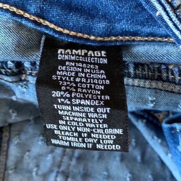 Rampage Sofie Mid-rise shorts size 7 - Picture 7 of 16